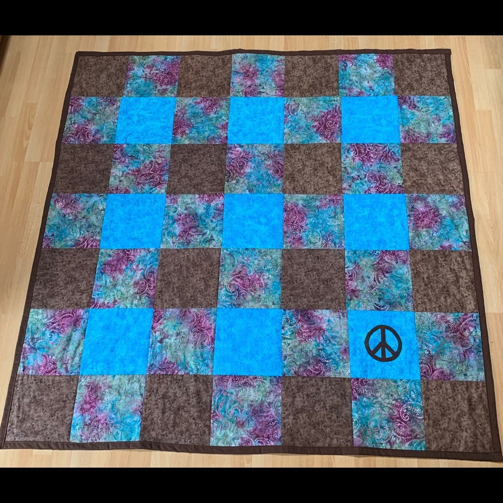 NEW HOMEMADE HIPPIE QUILT ✌🏻